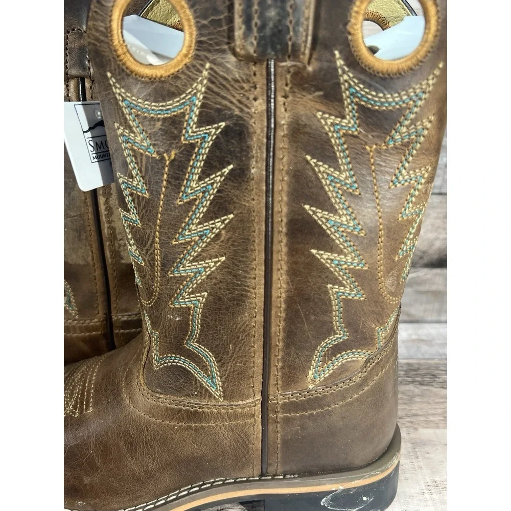 Smoky Mountain Kids Jesse Sq Toe Boots Size‎ 2